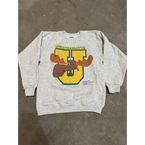 Vintage 80s Stanley DeSantis Bullwinkle Whatsamatta U Large Sweater Cartoon 80s